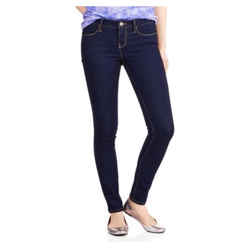 No Boundaries Mid-rise Blue Skinny Jeans